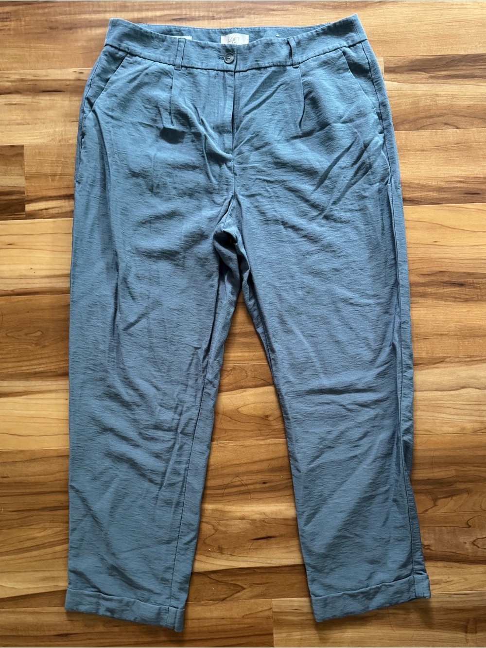 LOFT Women’s Slate Blue Casual Trousers
